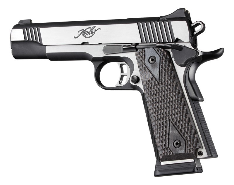 1911 Govt. 9/32 Thick Piranha Grip G-Mascus Black/Gray G10