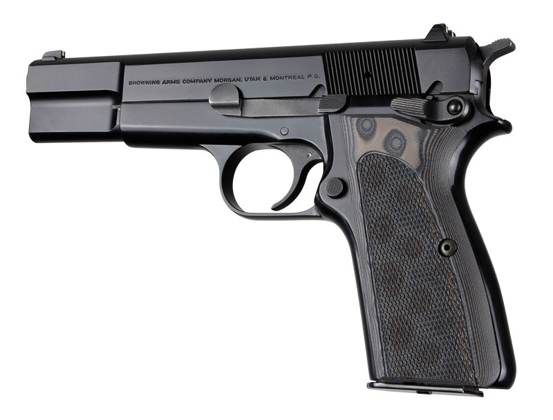 Browning Hi-Power Checkered G10 - G-Mascus Black/Gray