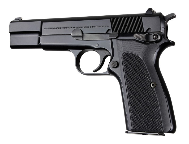 Browning Hi-Power Checkered G10 - Black