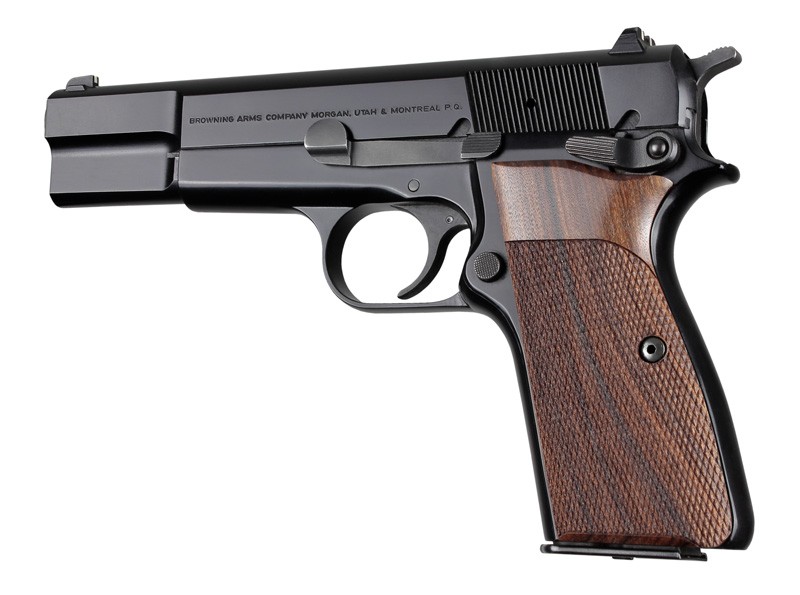 Browning Hi-Power Pau Ferro Checkered