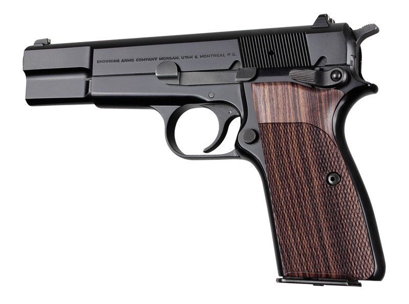 Browning Hi-Power Kingwood Checkered