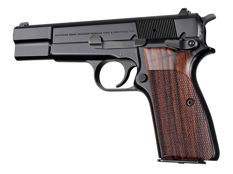 Browning Hi-Power Cocobolo Checkered