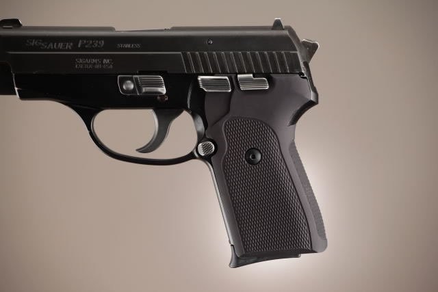 SIG Sauer P239 DA/SA Checkered Aluminum - Matte Black Anodize
