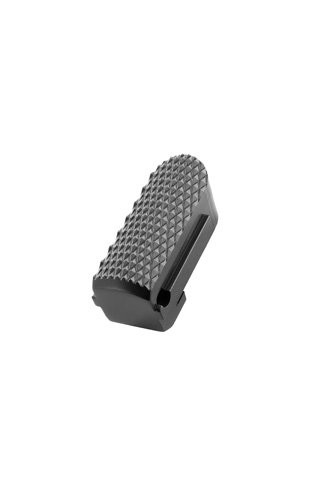 Sig P238/P938 Aluminum Mainspring Housing Checkered Brushed Gloss Black Anodize