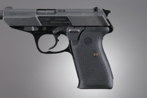 Walther P5 Auto Rubber Grip Panels Black