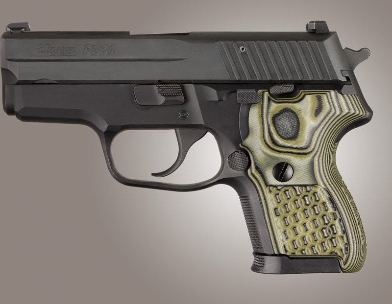 SIG Sauer P224 DA/SA Chain Link G10 - G-Mascus Green