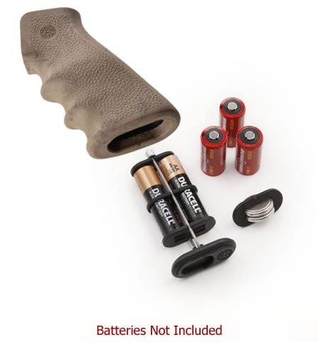 AR-15/M-16 OverMolded Rubber Grip Ghillie Earth with Cargo Management System Storage Kit