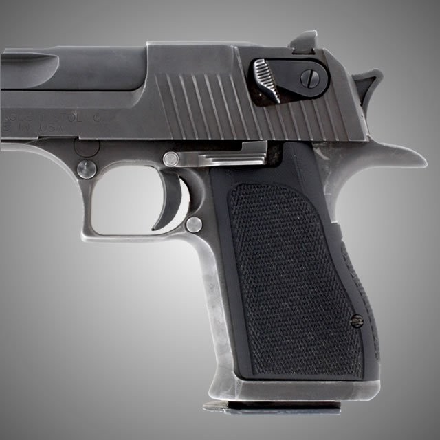 Desert Eagle Checkered  - Black G10