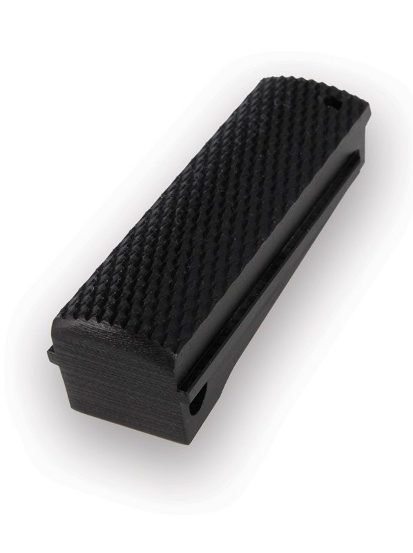 Govt. G10  Mainspring Housing Checkered Flat Black