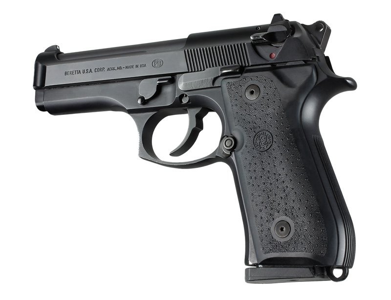 Beretta 92/96 series Rubber Grip Panels Black