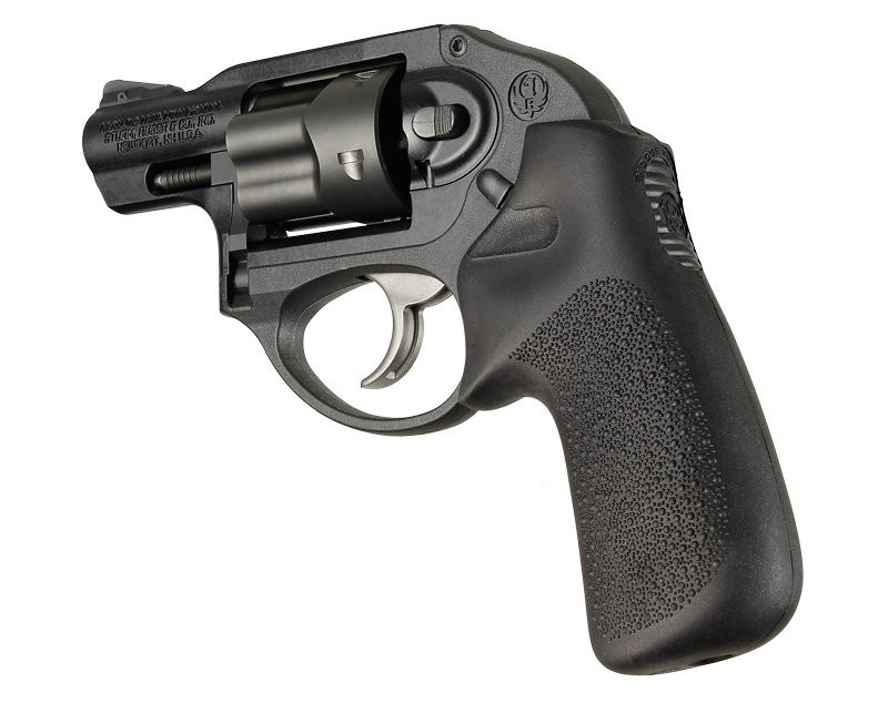 Ruger LCR/LCRx No Finger Groove Rubber Tamer Cushion Grip Black