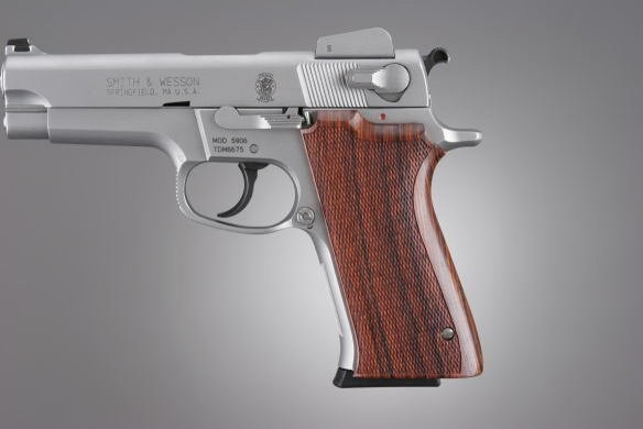 S&W 5900 Series Cocobolo Checkered