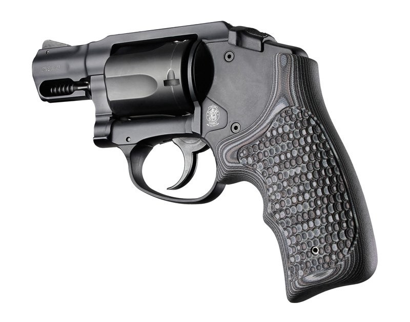 S&W Body Bantam Finger Groove Piranha Grip G10 - G-Mascus Black/Gray