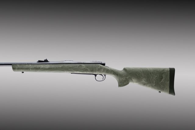 Remington 700 BDL Long Action Heavy/Varmint Barrel Pillar Bed Stock Ghillie Green