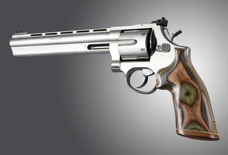 Taurus Med. & Lg. Sq. Butt Lamo Camo No Finger Grooves, Stripe/Cap