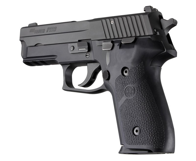 SIG Sauer P228/P229 Rubber Panels Black