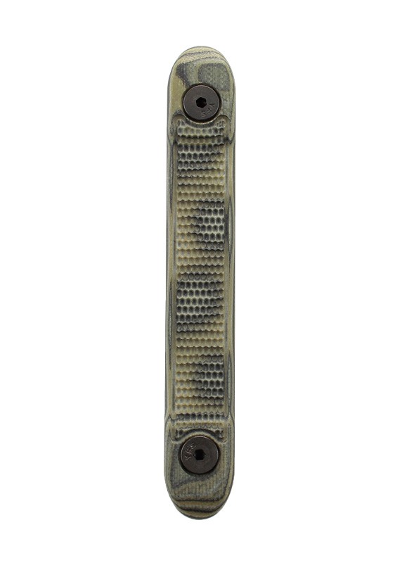 Key Mod Rail Cover G10 G-Mascus Green with Mini Piranha Texture
