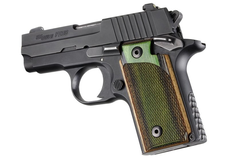 SIG Sauer P238 Camo DymondWood Checkered