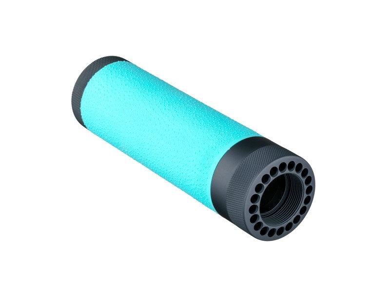 AR-15/M-16 (Carbine) Free Float Forend with Aqua gripping area 