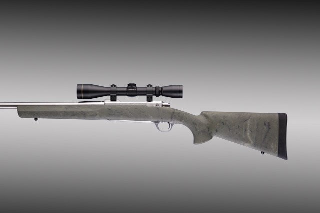 Ruger 77 MKII Long Action, "B" Barrel, Pillar Bed Stock Ghillie Green