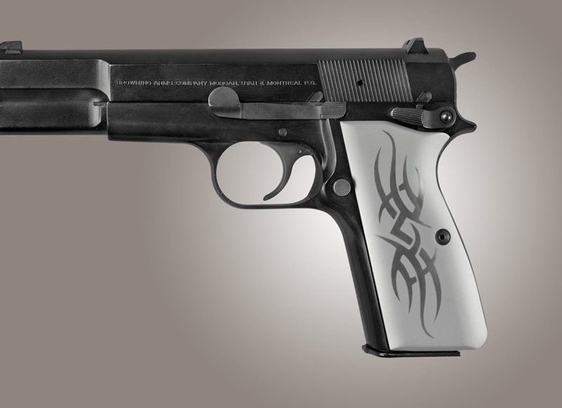 Browning Hi-Power Tribal Aluminum - Clear Anodized