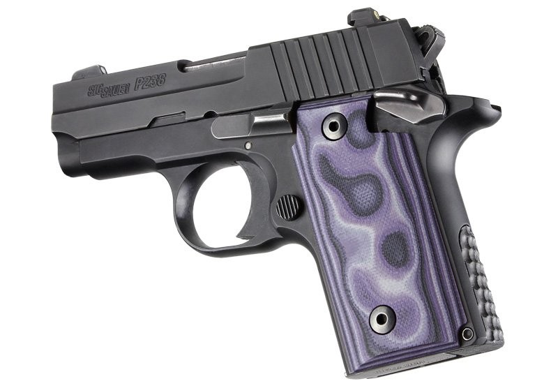 SIG Sauer P238 Smooth G10 - G-Mascus Purple Lava