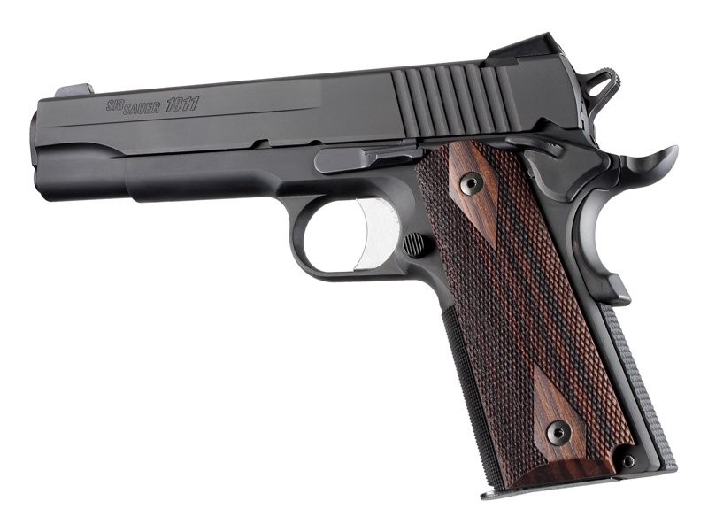 1911 Govt. Model Rosewood Ambi-Cut Checkered Panels