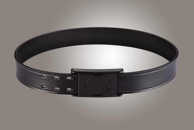 1-3/4" Black 34" Waist Off-Duty Belt Nytek Lining 2 row Stitching with 1 Piece Safety Buckle Polymer
