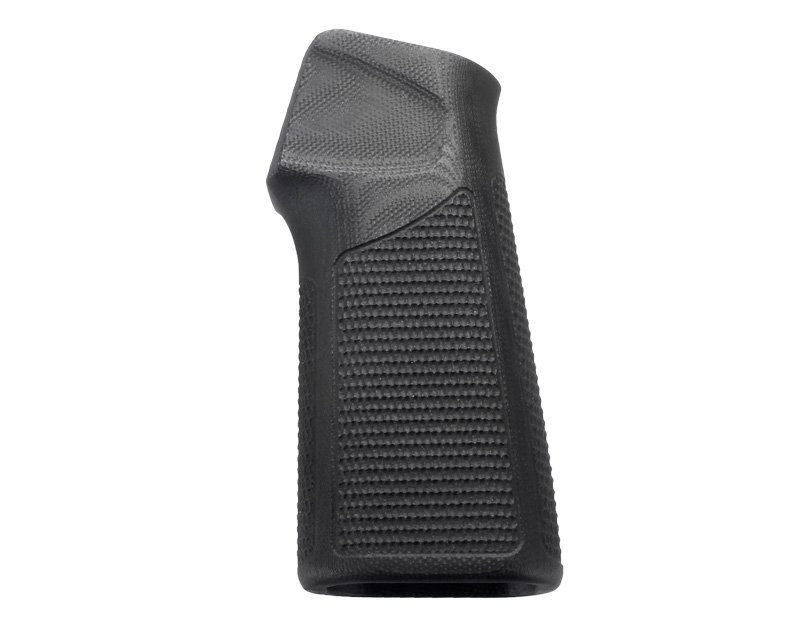 AR15 / M16 15 Degree Vertical No Finger Groove Piranha Grip G10 - Solid Black