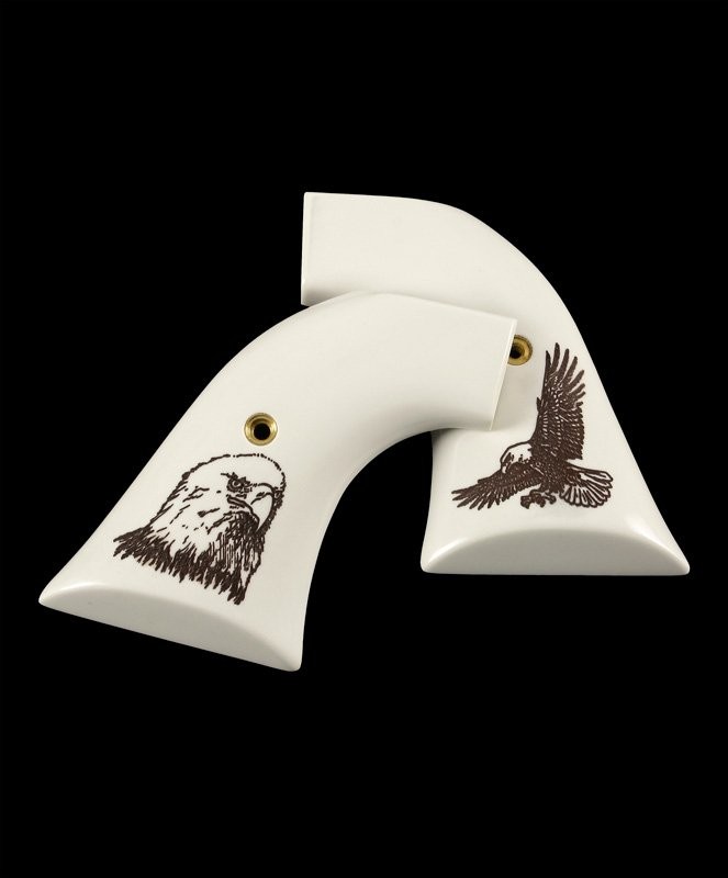 Super Blackhawk Scrimshaw Ivory Polymer - Eagle W/Talons