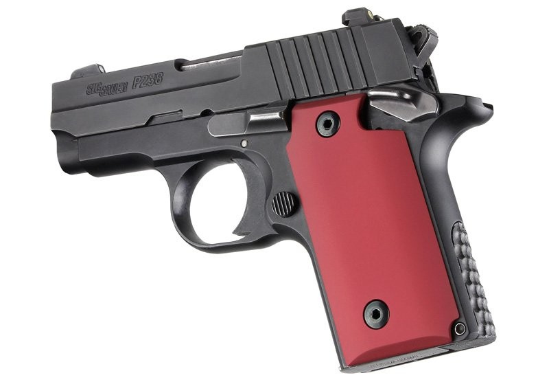 SIG Sauer P238 Aluminum - Matte Red Anodize 
