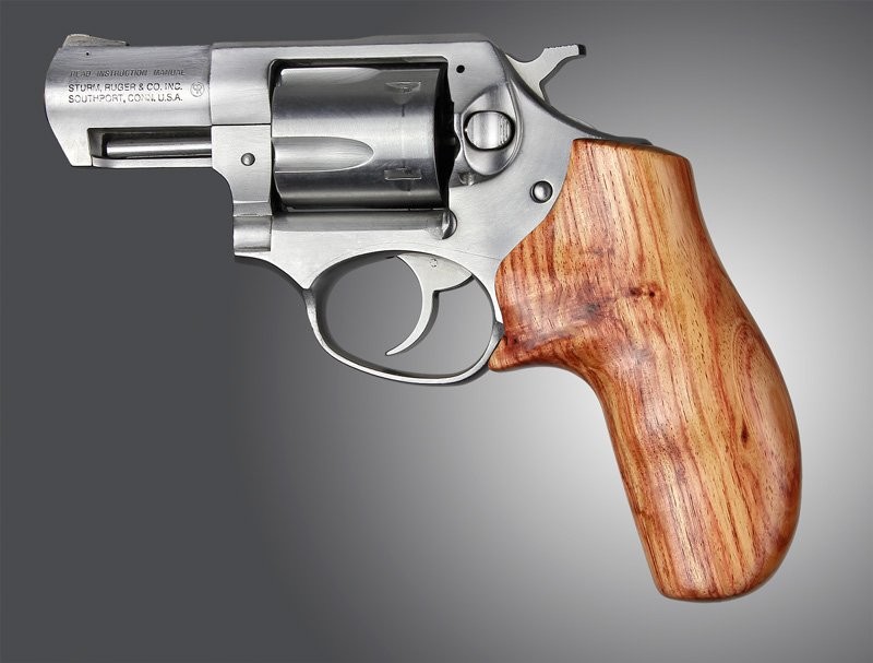Ruger SP101 Tulipwood No Finger Groove