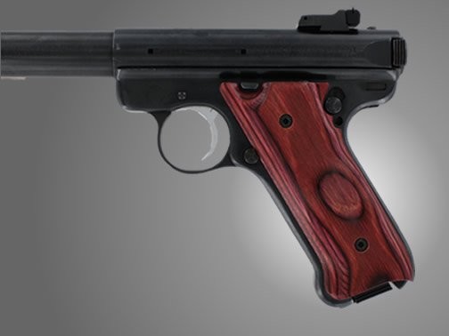 Ruger MK III Rose Laminate Left Hand Thumb Rest