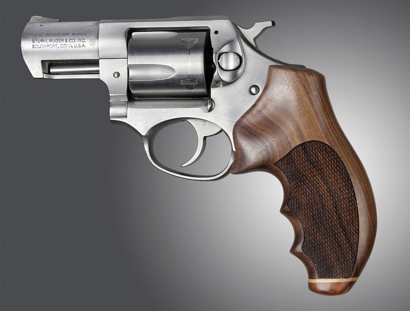 Ruger SP101 Pau Ferro Stripe Cap Checkered