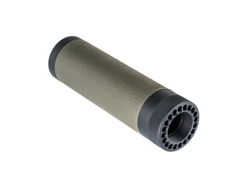 AR-15/M-16 (Carbine) Free Float Forend with OverMolded Gripping area OD Green