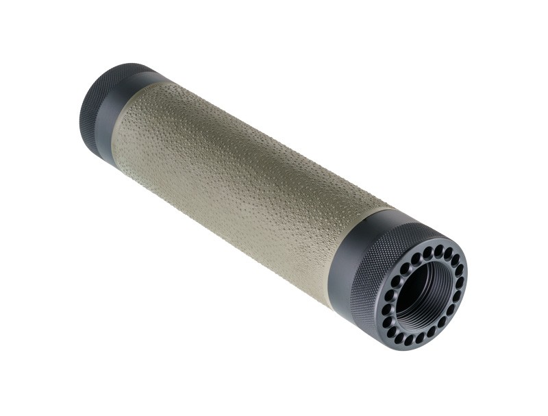 AR-15/M-16 (Mid Length) Free Float Forend with OverMolded Gripping area OD Green