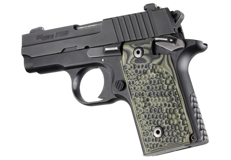 SIG Sauer P238 Piranha Grip G10 - G-Mascus Green