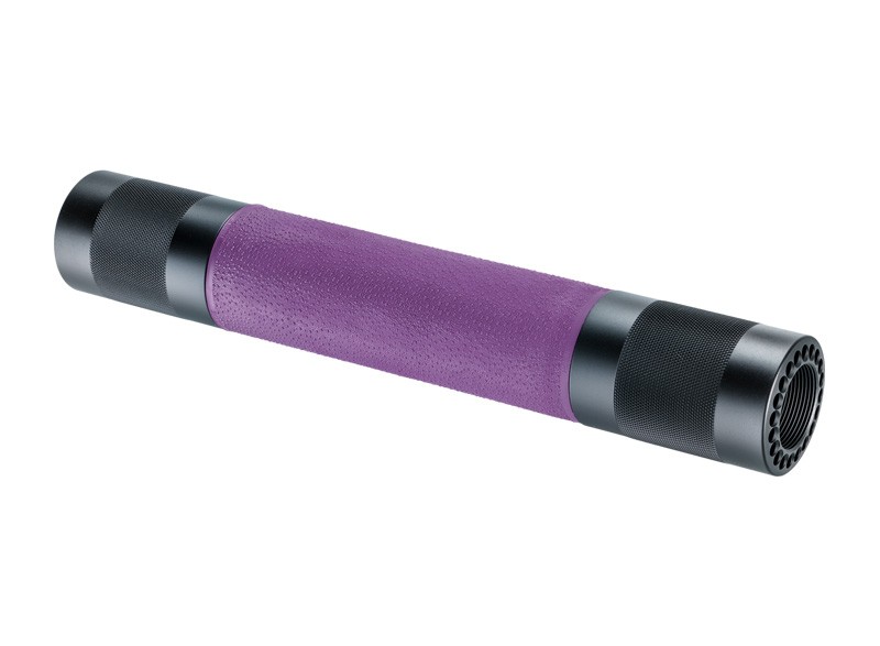 AR-15/M-16 Free Float Forend with Purple Rubber Gripping area