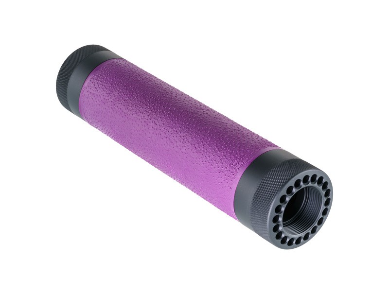 AR-15/M-16 (Mid Length) Free Float Forend with Purple gripping area 