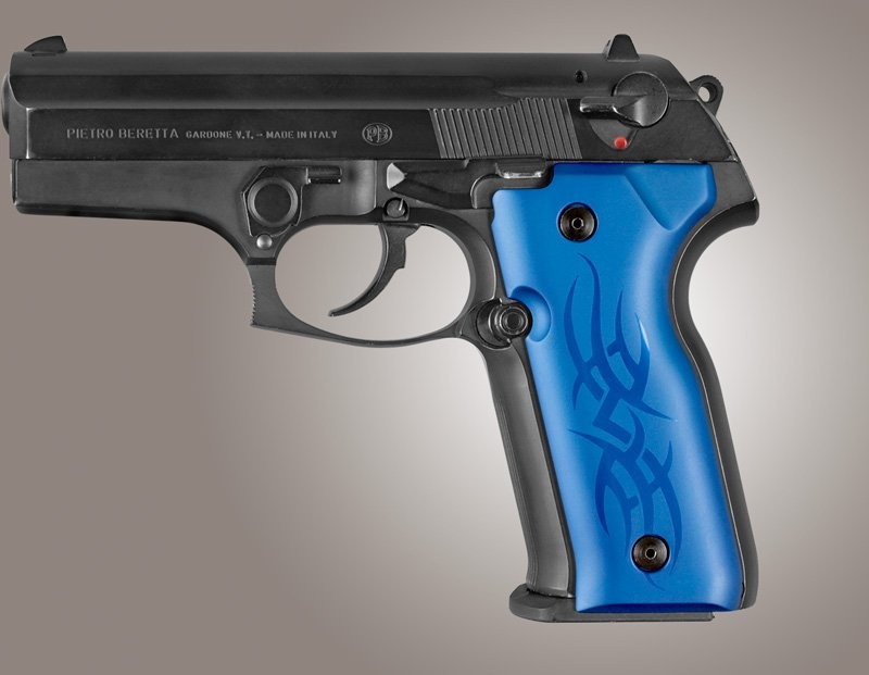 Beretta Cougar 8045 Tribal Aluminum - Blue Anodize