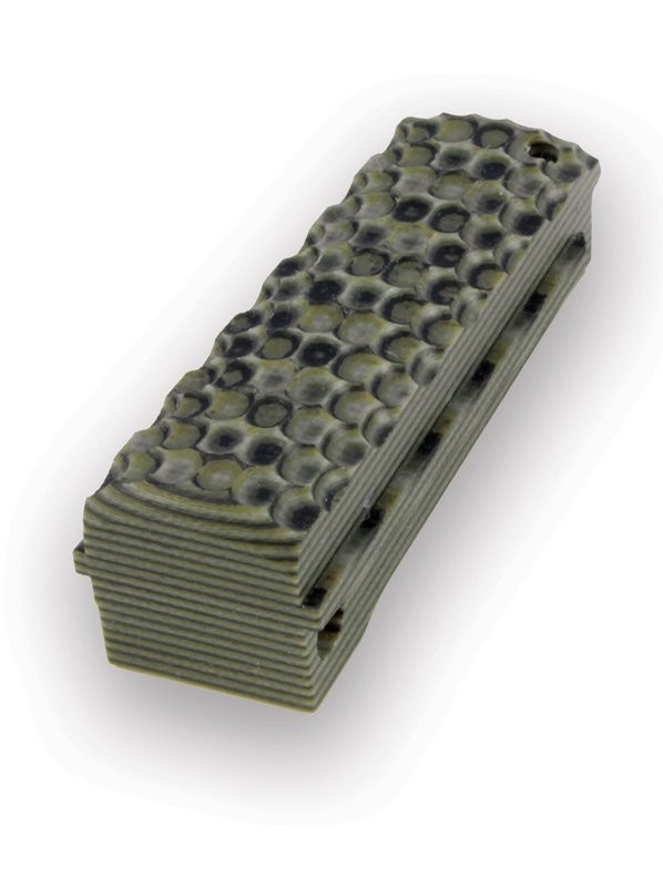 1911 Govt. G10 Mainspring Housing Piranha Grip Flat G-Mascus Green