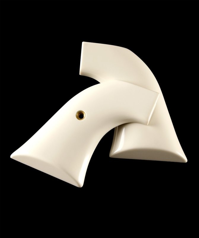 Ruger Blackhawk/Vaquero Ivory Poly. Cowboy Panels