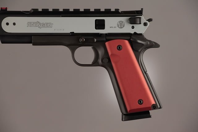 1911 Govt. Model 9/32 Thick Aluminum - Matte Red Anodized