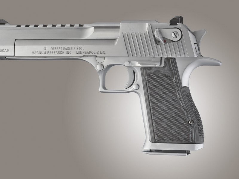 Desert Eagle Checkered G10 - G-Mascus Black/Gray