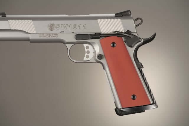 1911 Govt. Model S&A Mag Well Aluminum - Matte Red Anodized