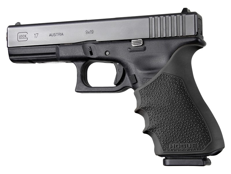 HandAll Beavertail Grip Sleeve Glock 17, G17 MOS, G17L, G22, G35, G35 MOS, G34, G34 MOS, G31, G37 Gen 3-4 Black