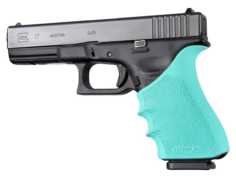 HandAll Beavertail Grip Sleeve Glock 17, G17 MOS, G17L, G22, G35, G35 MOS, G34, G34 MOS, G31, G37 Gen 3-4 Aqua