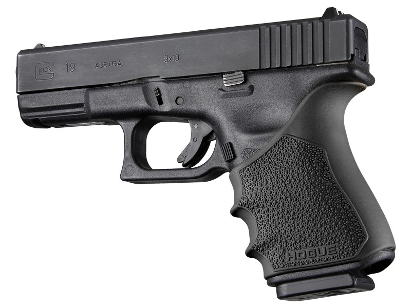 HandAll Beavertail Grip Sleeve Glock 19, 23, 32, 38 Gen 3-4 Black