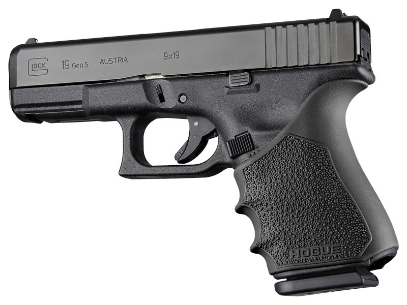 HandAll Beavertail Grip Sleeve Glock 19, 23, 32, 38 Gen 1-2-5 Black