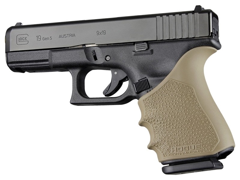 HandAll Beavertail Grip Sleeve Glock 19, 23, 32, 38 Gen 1-2-5 Flat Dark Earth